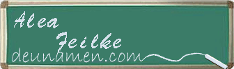 Alea Feilke Visitenkarte